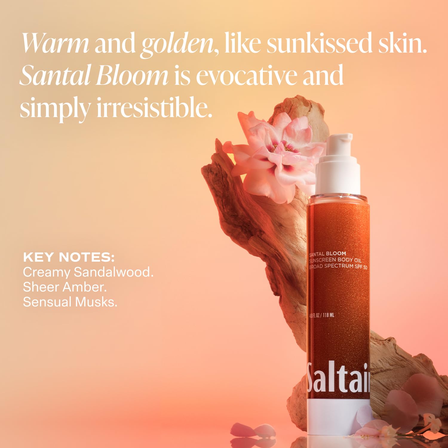 Saltair SPF Body Oil demonstrates broad spectrum protection in a lightweight formula.