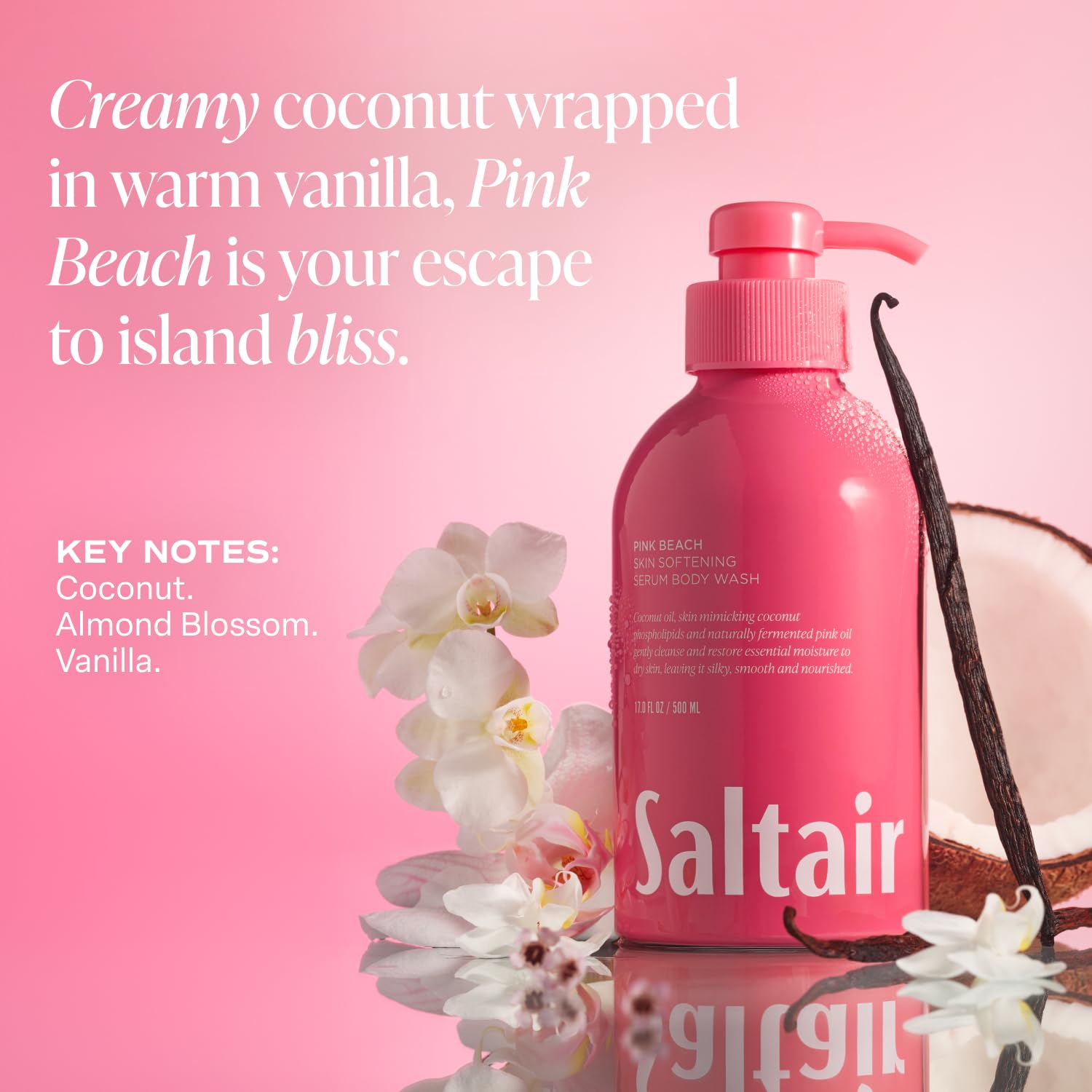 Saltair Luxury-shower-gel-collection on shelf signals premium body wash.