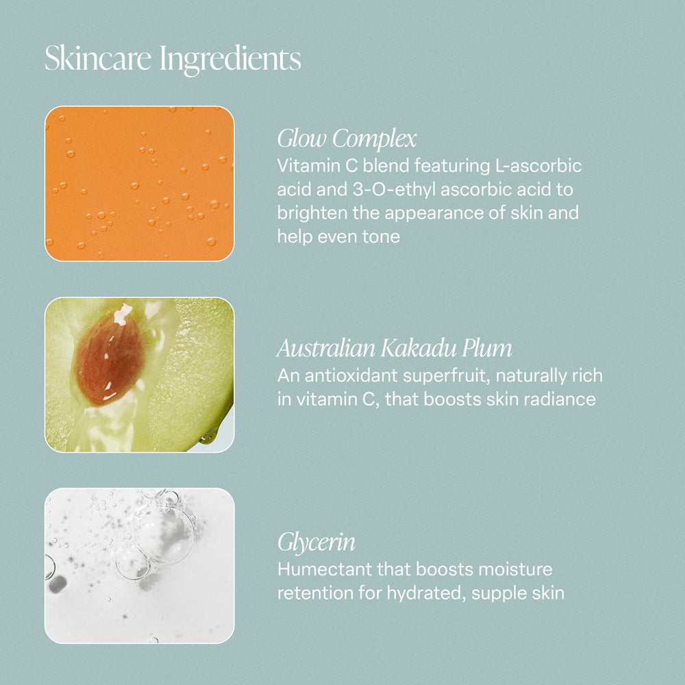 Saltair Vitamin C Body Serum texture close-up showing featherlight feel.