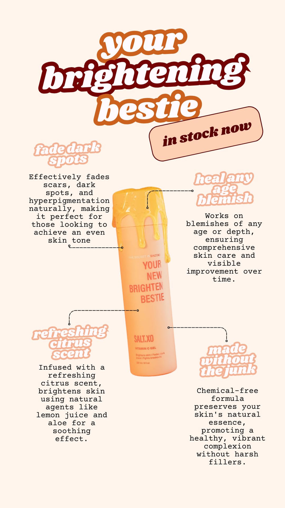 salt.xo vitamin c shower gel bathroom scene suggests refreshing rinse experience