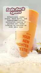 salt.xo vitamin c shower gel pump dispenser enables easy, mess-free routine