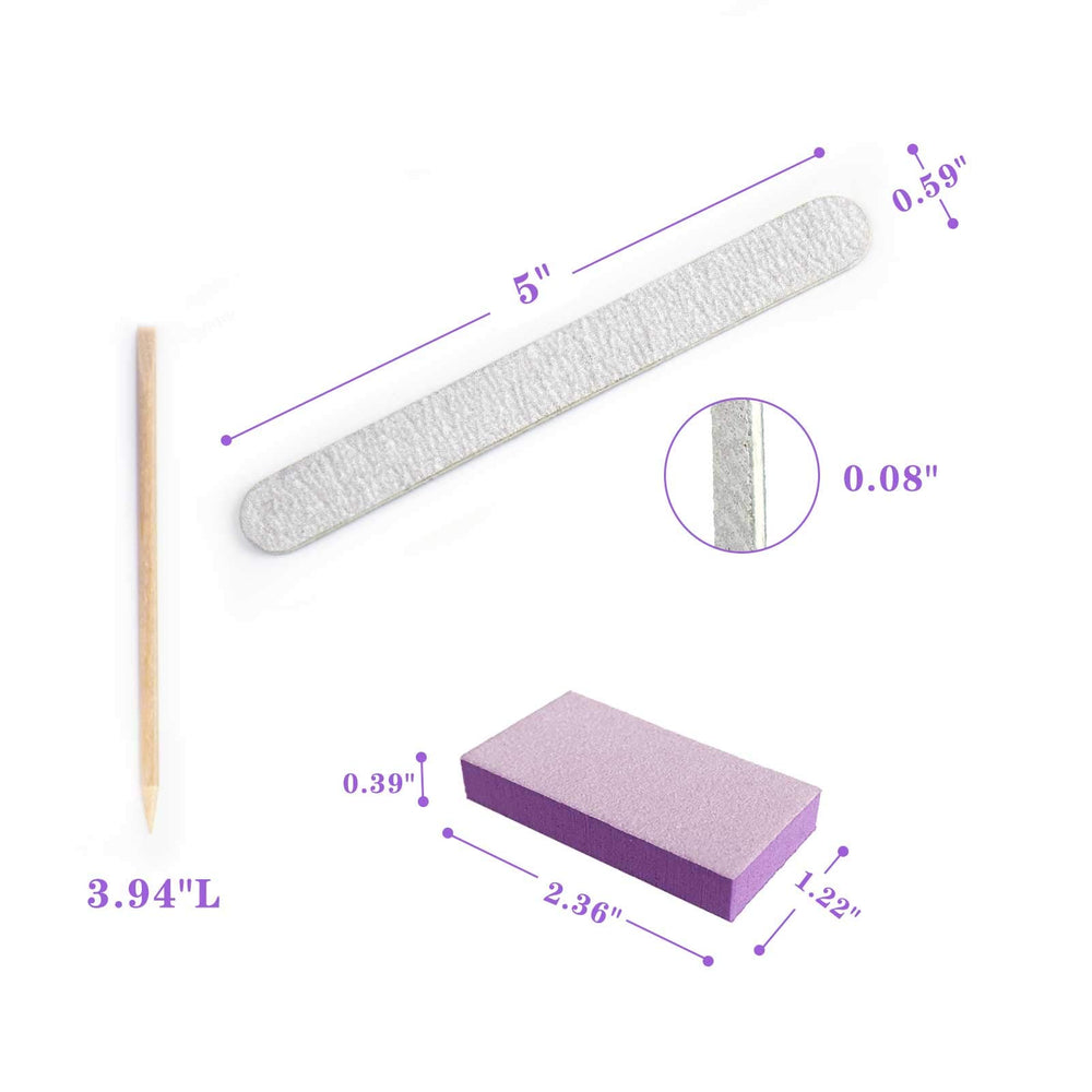 SALVMARY individually-packaged manicure kit shown in compact packaging
