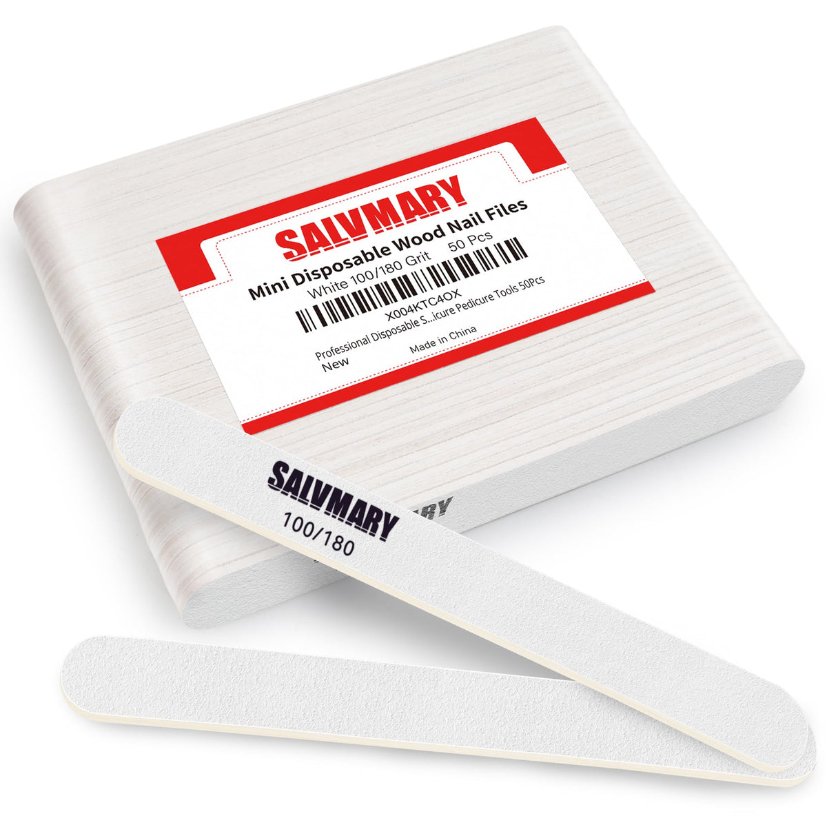 SALVMARY nail files 50pcs pack compact design for quick nails shaping.