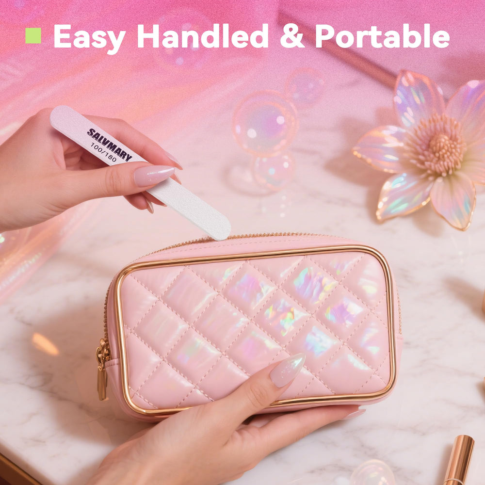 SALVMARY professional-grade files suitable for salon and home manicure routines.