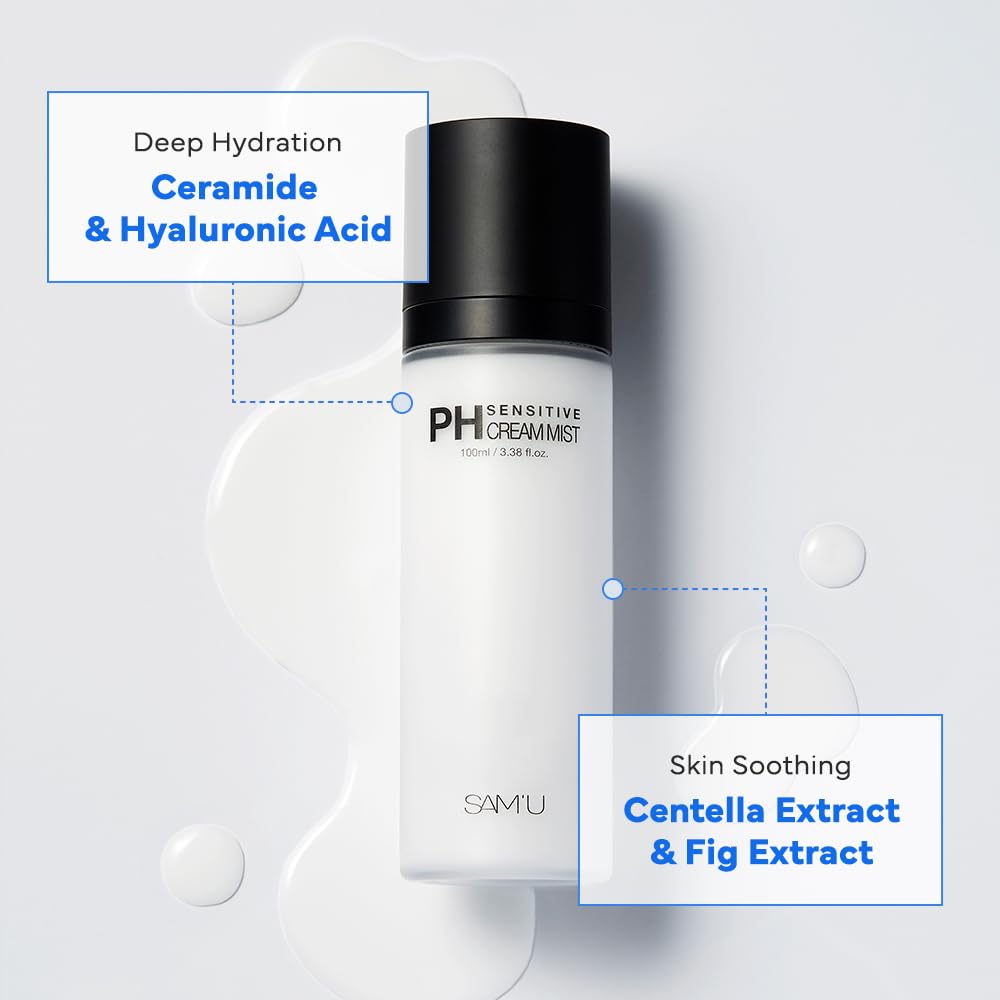SAM'U travel-size spray bottle enables on-the-go hydration during busy days.