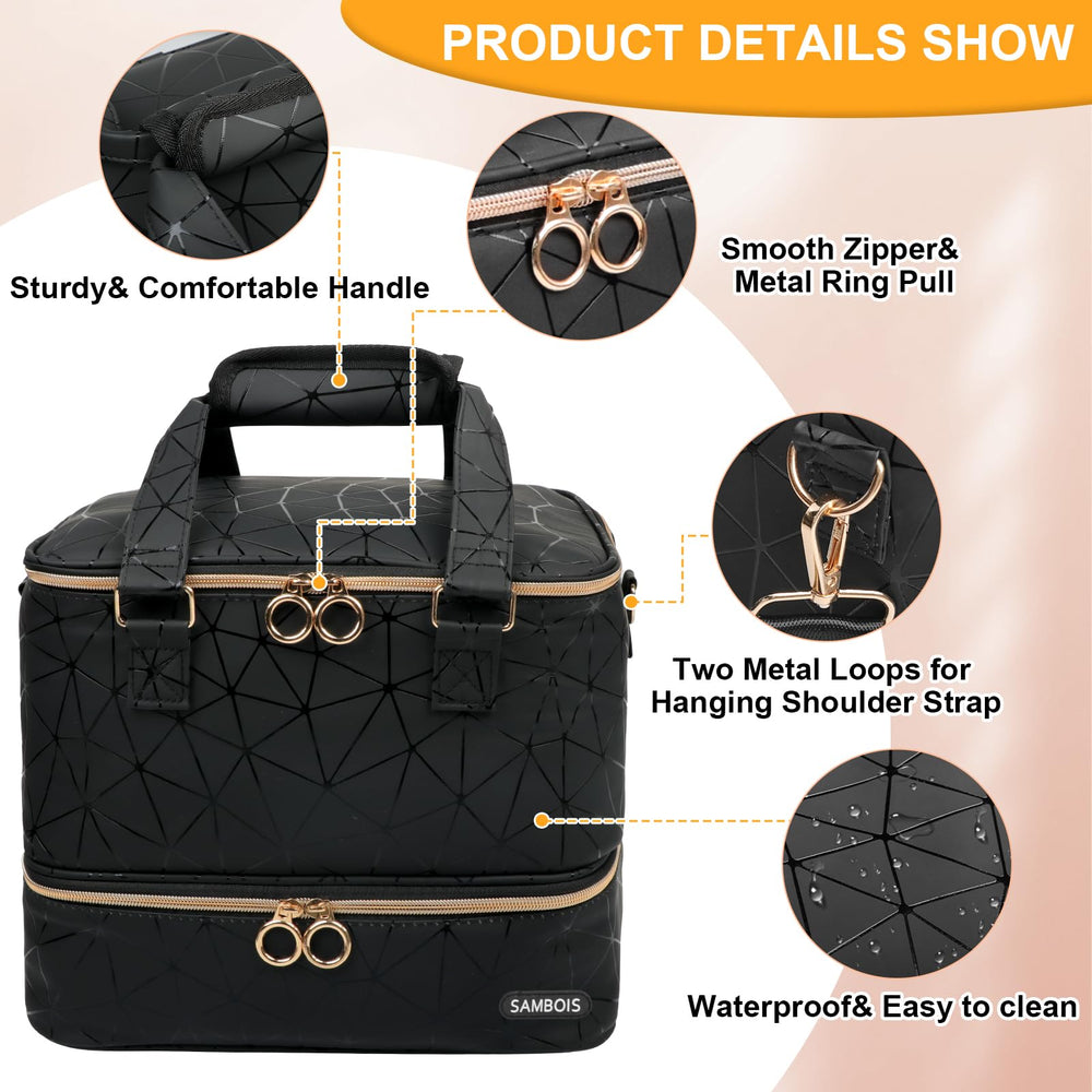 Sambois organizer shoulder strap offers hands-free portability for busy pros.