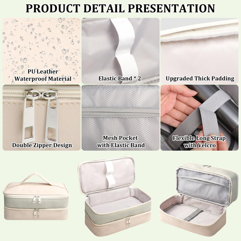 Sambois travel case dimensions demonstrate generous space in a compact frame