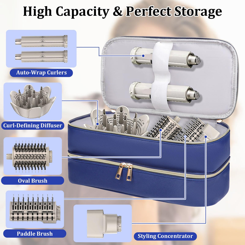 Sambois travel case shows double-layer storage for organized gear.