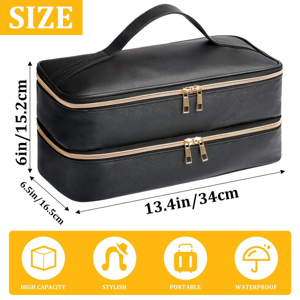 Sambois travel case durable PU leather construction for long-lasting protection