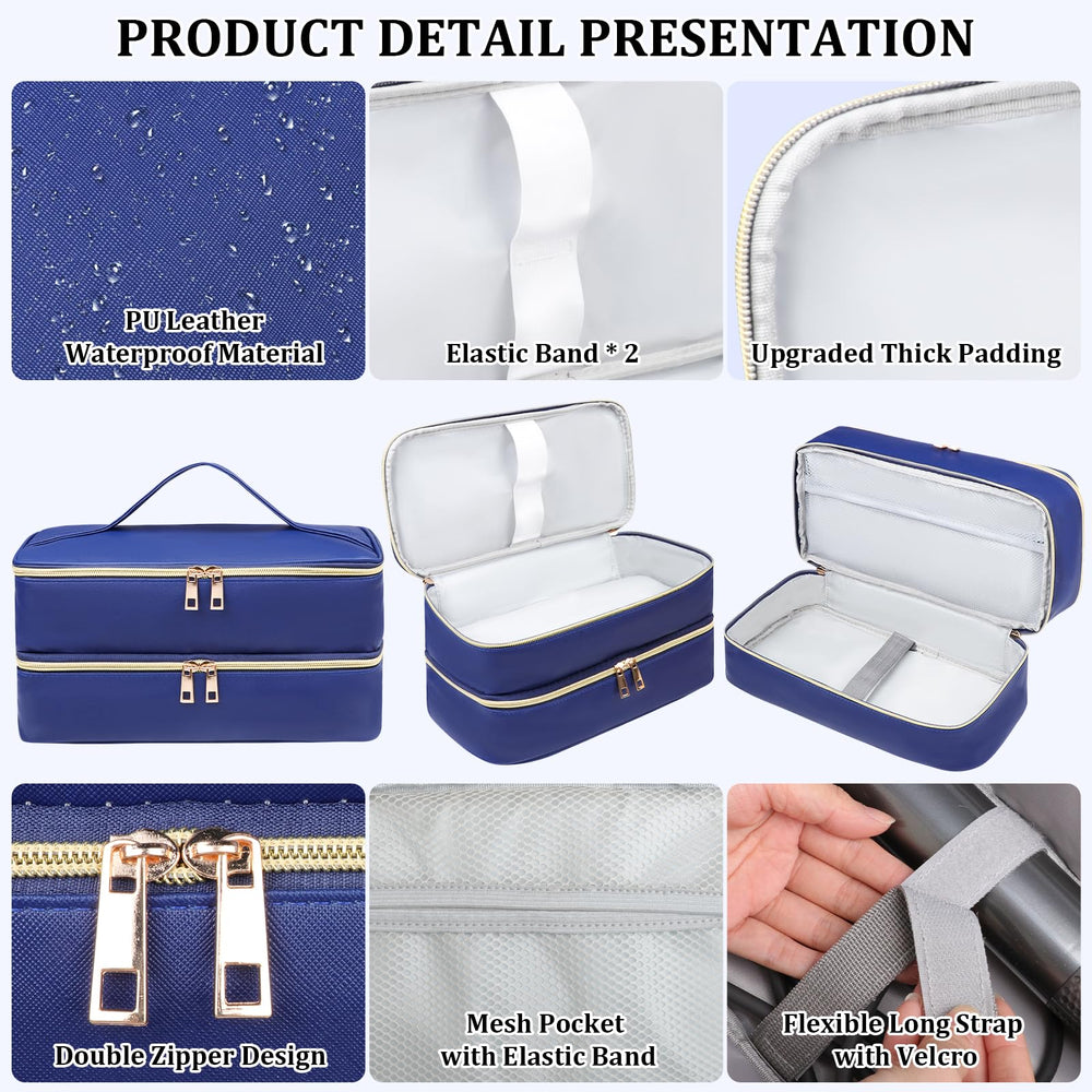 Sambois travel case outer scratch-proof material guards against nicks.