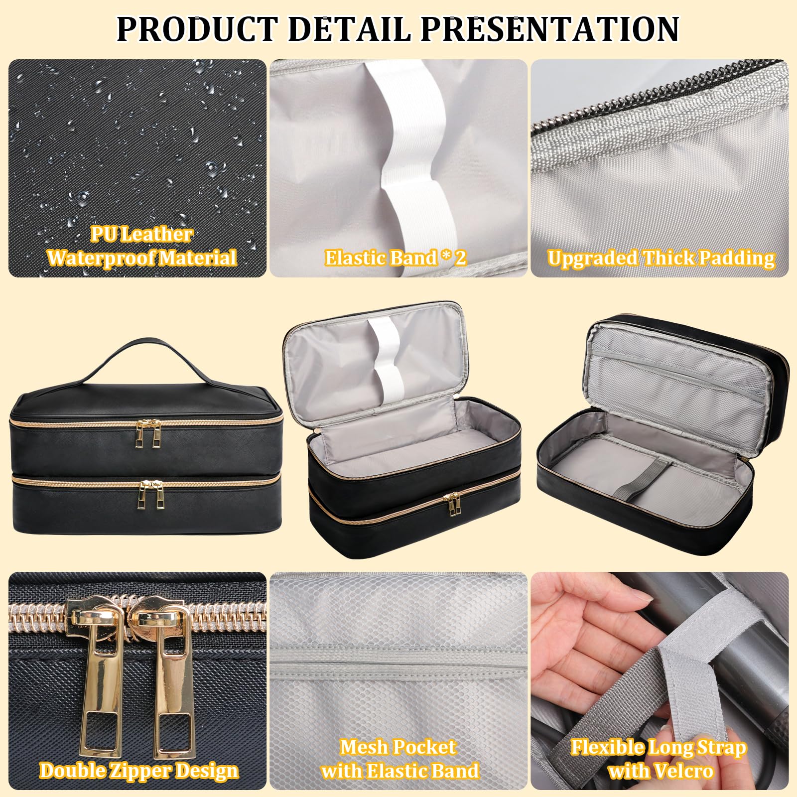 Sambois travel case velcro strap securing Shark FlexStyle during travel