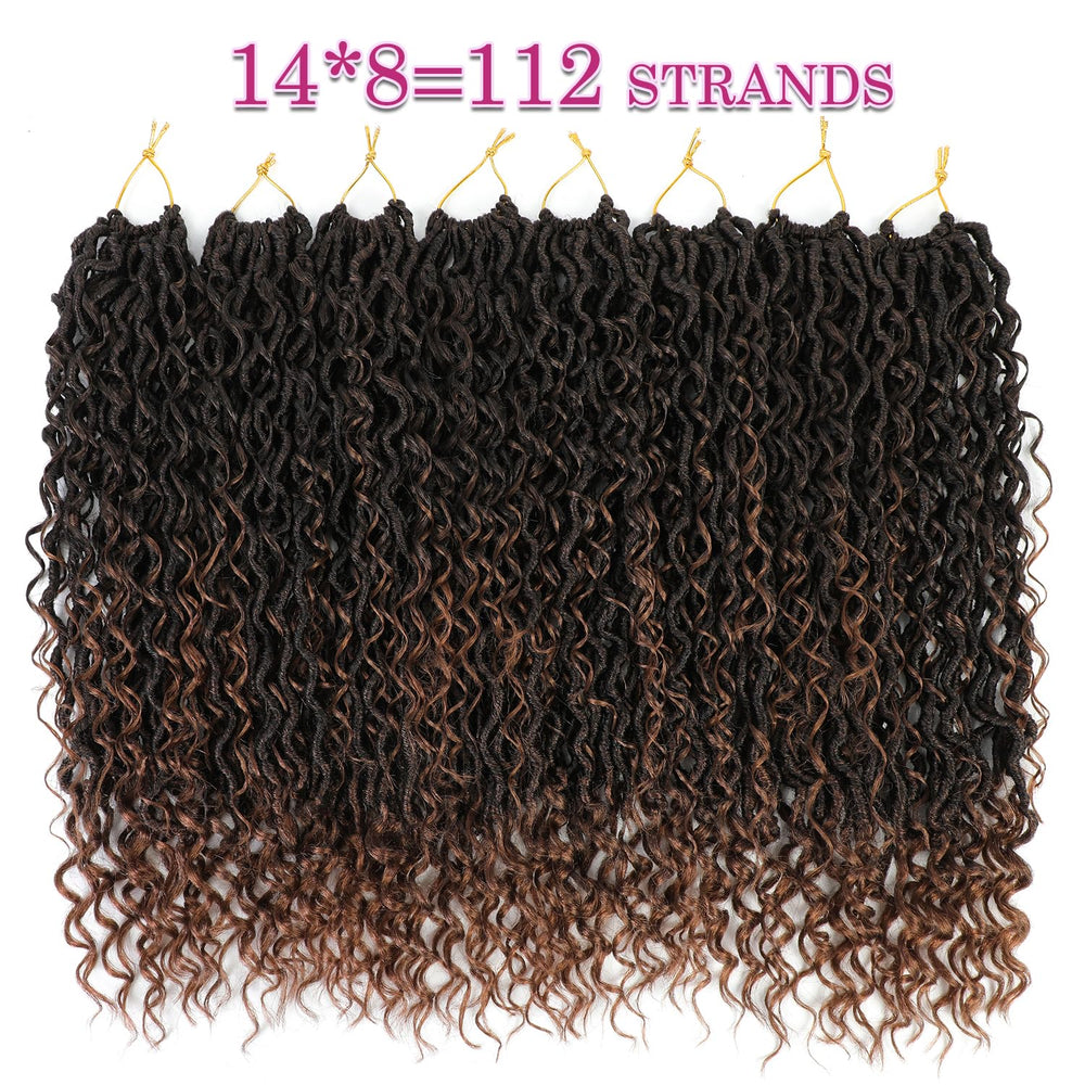 SAMBRAID Goddess Locs soft boho texture with natural movement.