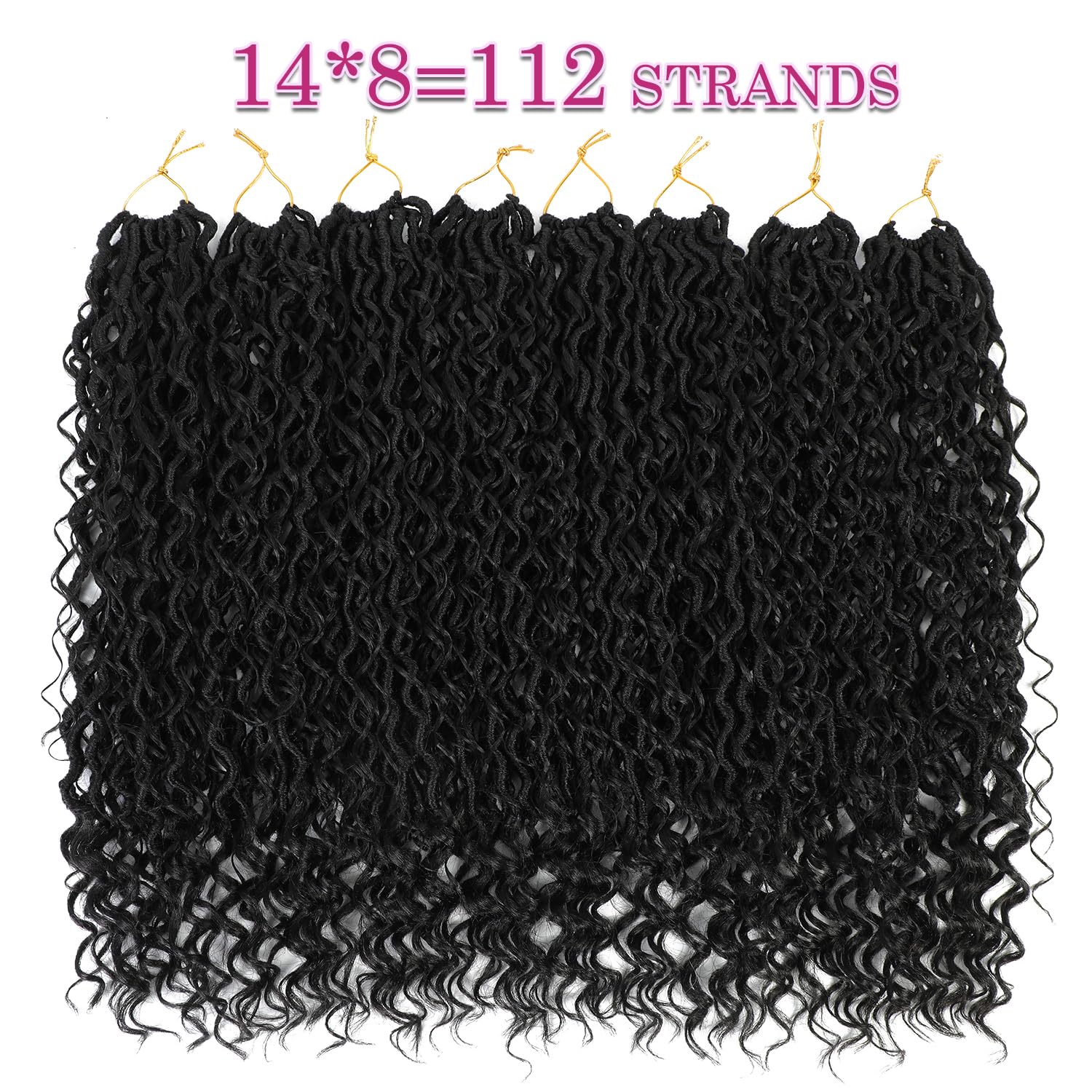 SAMBRAID pre-twisted crochet locs ready for quick install.