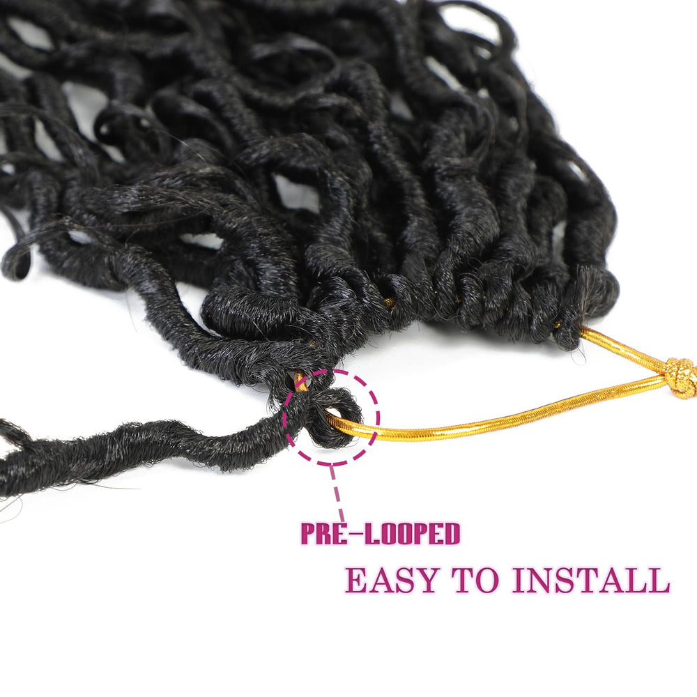 SAMBRAID soft boho locs crochet for lightweight wear.