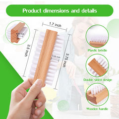 SAMEBUTECO dual-sided nail brush cleans hands and feet with precision.