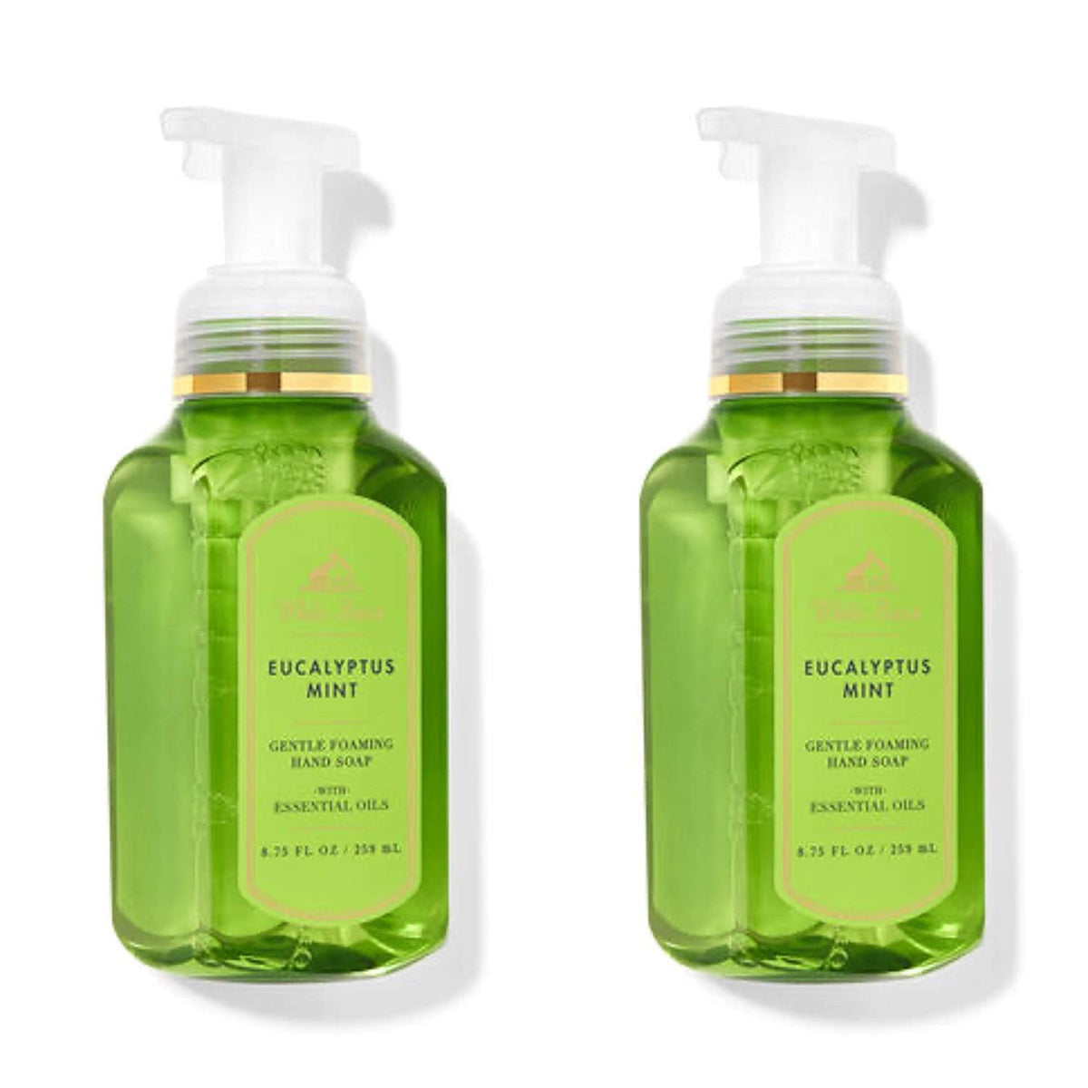 Sameriver Eucalyptus Mint hand soap bottle delivering refreshing foam and clean, soft hands.