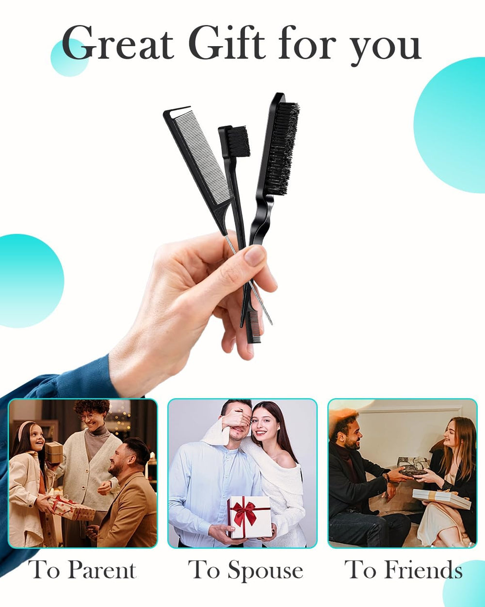 Samnyte daily-use kit for tangle-free silky hair