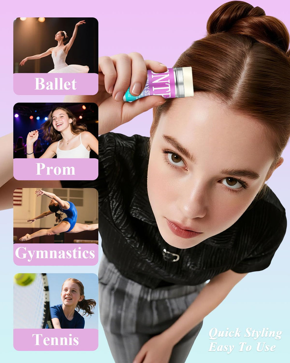 Samnyte edge-defining brush detail shaping baby hairs and edges.