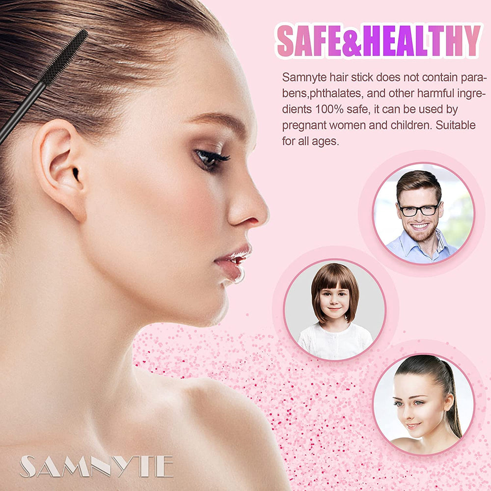 Samnyte Flyaways Hair Stick fragrance from plant extracts for fresh scent.
