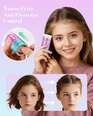 Samnyte slick-back brush in action for quick, clean ponytail styling.
