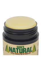 Sam's Natural Deodorant Original woodsy scent in action for everyday freshness.