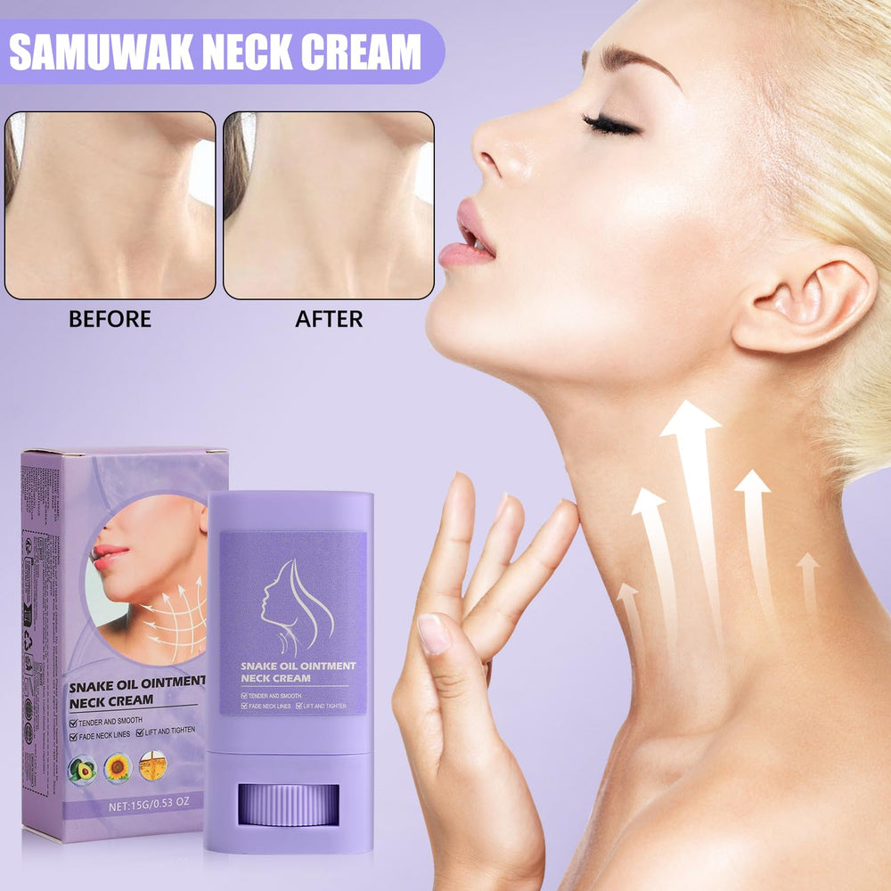 Samuwak crema cuello textura cremosa para hidratación profunda