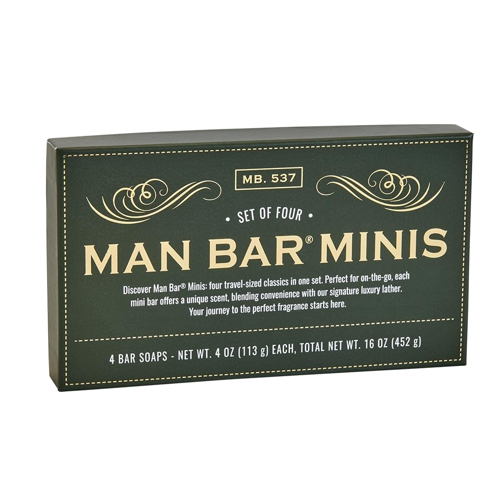 San Francisco Soap Co Man Bar Minis deep cleansing Silver Sage-Bergamot bar in action.
