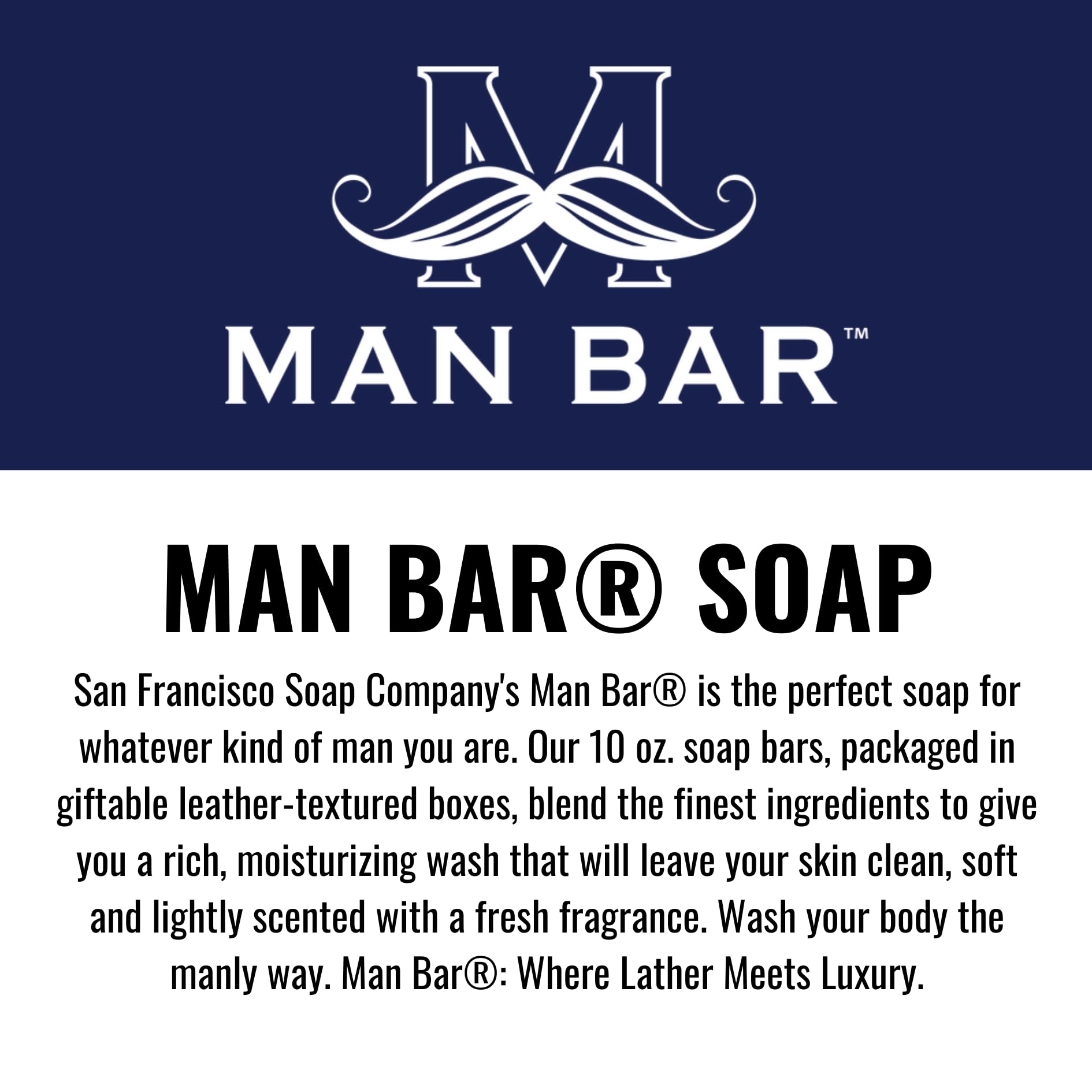 San Francisco Soap Company USA-made badge signals quality