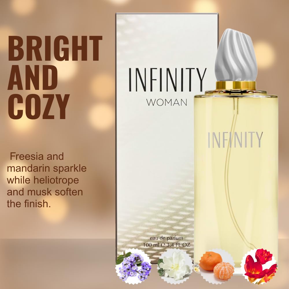 Sandora Fragrances perfume for women elegant bottle shot conveys premium branding and quality.