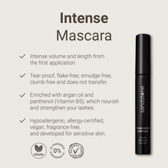 Sandstone Scandinavia mascara brush closeup for precise definition and lashes separation