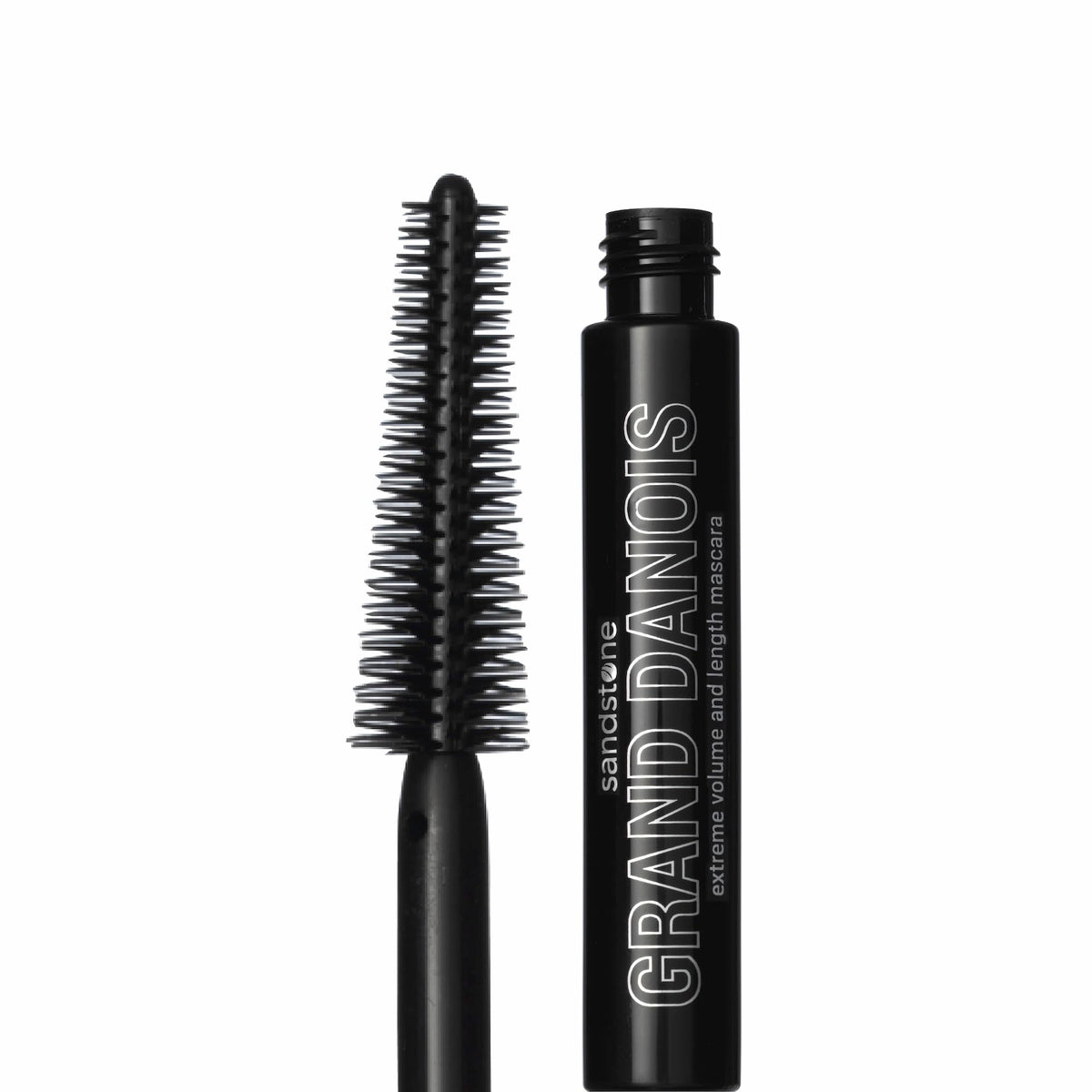 Sandstone Scandinavia hypoallergenic mascara tube for smudge-free wear on sensitive eyes