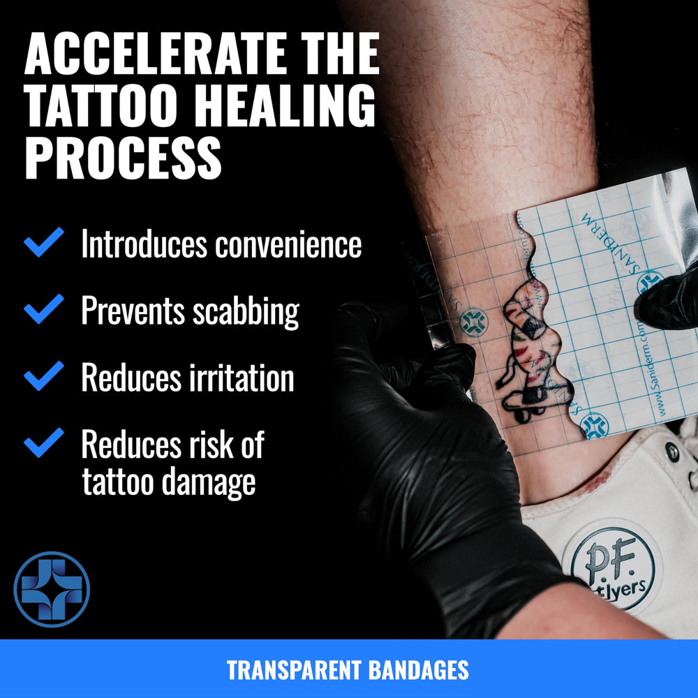 Saniderm durable polyurethane bandage resists tearing for active daily life.