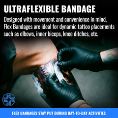 Saniderm Flex sealed sterile packaging preserves hygiene for safe use