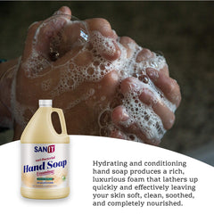 Sanit aloe vera moisturizing hand soap refill highlighting soothing hydration