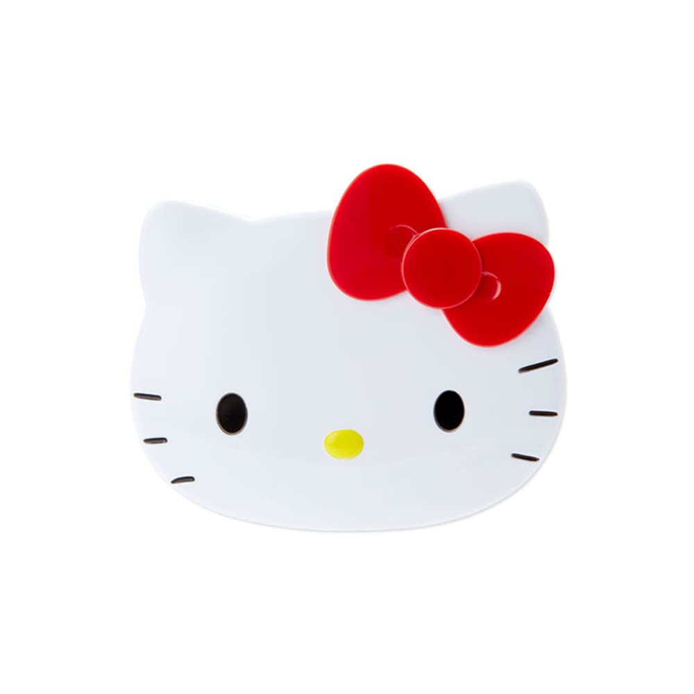 SANRIO Hello Kitty table-top mirror closeup for quick makeup checks.