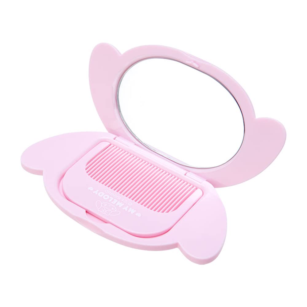 Sanrio My Melody comb pink for gentle detangling while traveling.