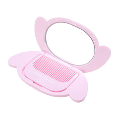 Sanrio My Melody comb pink for gentle detangling while traveling.