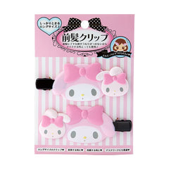 SANRIO My Melody long bangs clip close-up showing secure grip and design