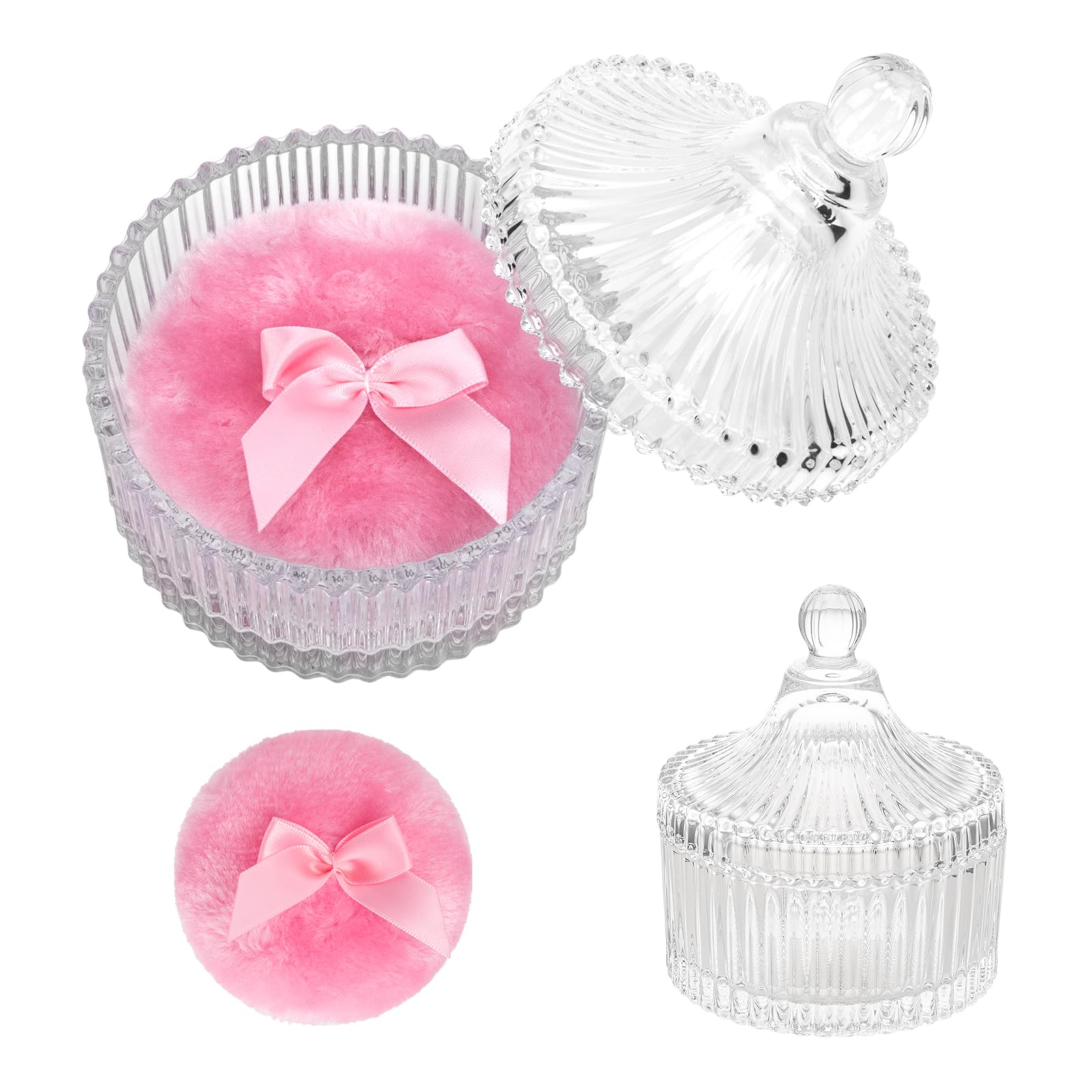 Sansaieco powder puff large-diameter for quick full-body coverage and even application.