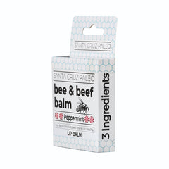 Santa Cruz Paleo beeswax lip barrier image, protective layer against wind and cold.