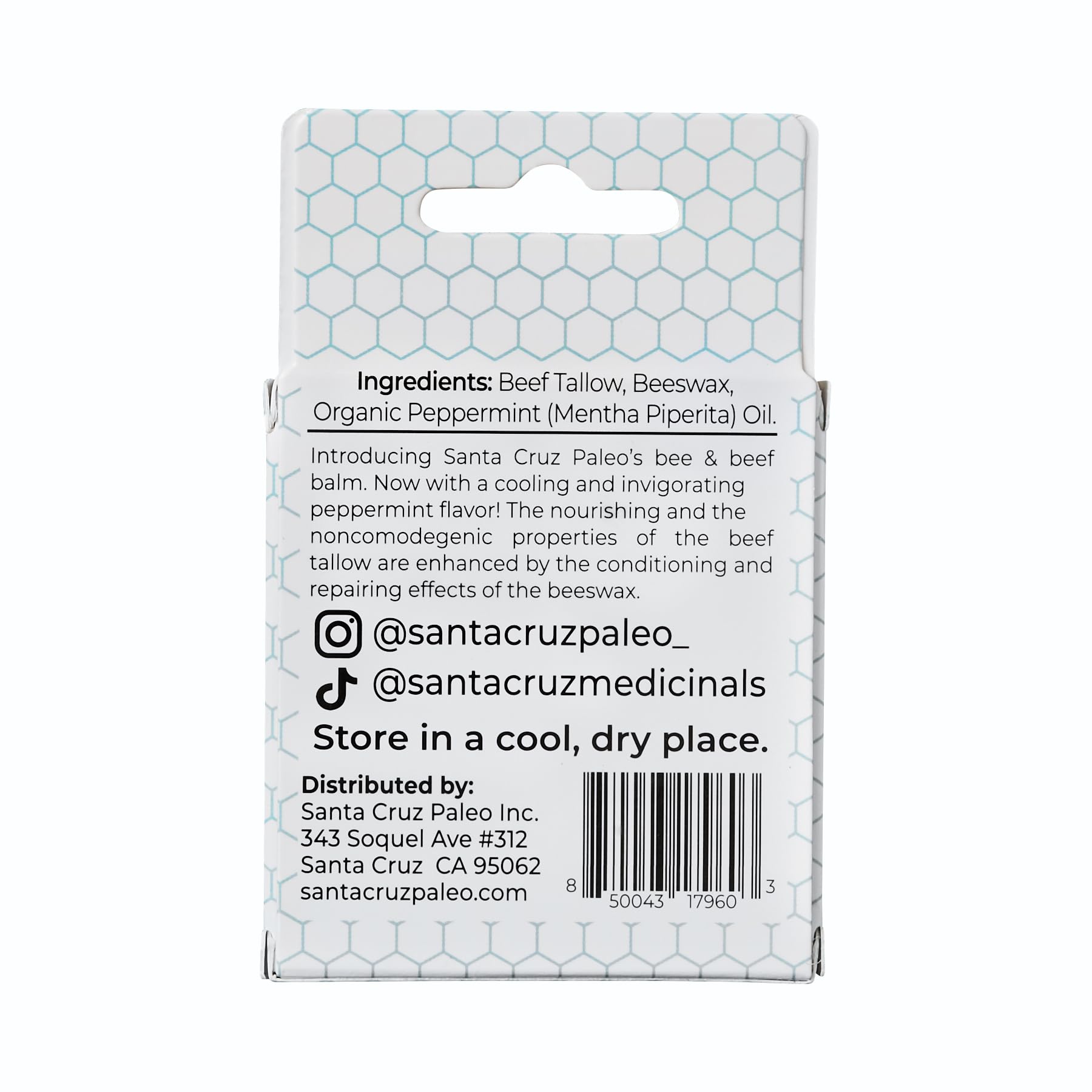 Santa Cruz Paleo grass-fed beef tallow closeup, rich natural fats for skin moisture.