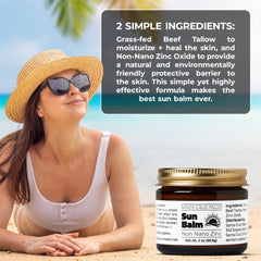 Santa Cruz Paleo two-ingredient minimalist balm shown in jar for clean skincare