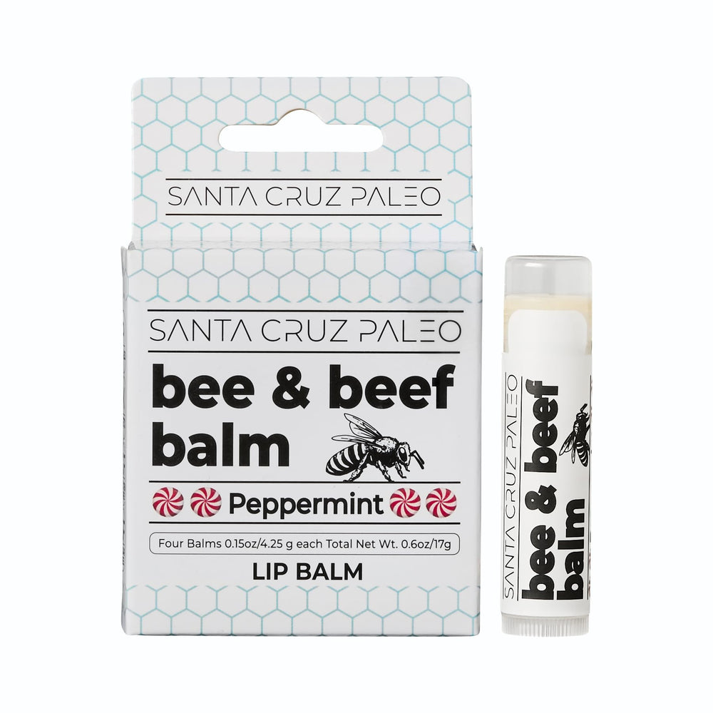 Santa Cruz Paleo vitamin-rich formula, vitamins A, D, E, K nourish lip skin.