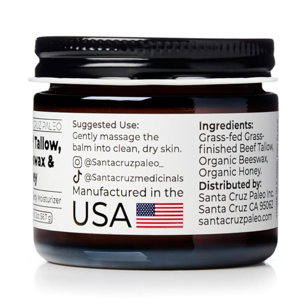 Santa Cruz Paleo three-ingredient formula closeup shows pure, additive-free care.