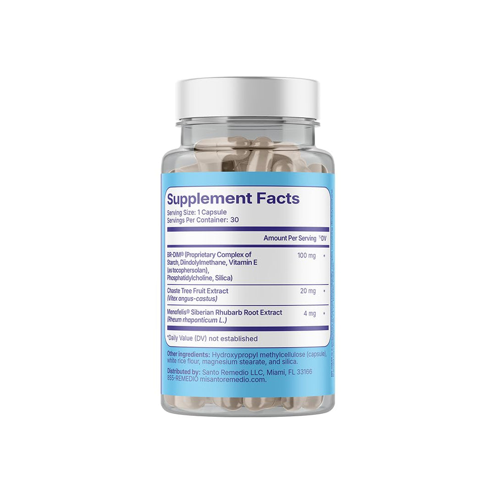 Santo Remedio Hormonal Balance shelf-display showing product availability.