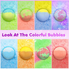Santrela bath-bombs-8-pack-gift-box colorful gift-ready spa experience
