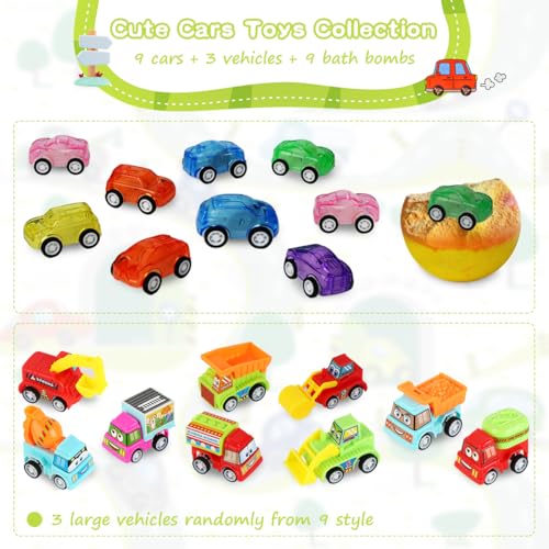Santrela 9-pack colorful bubbles for a playful, engaging bath.