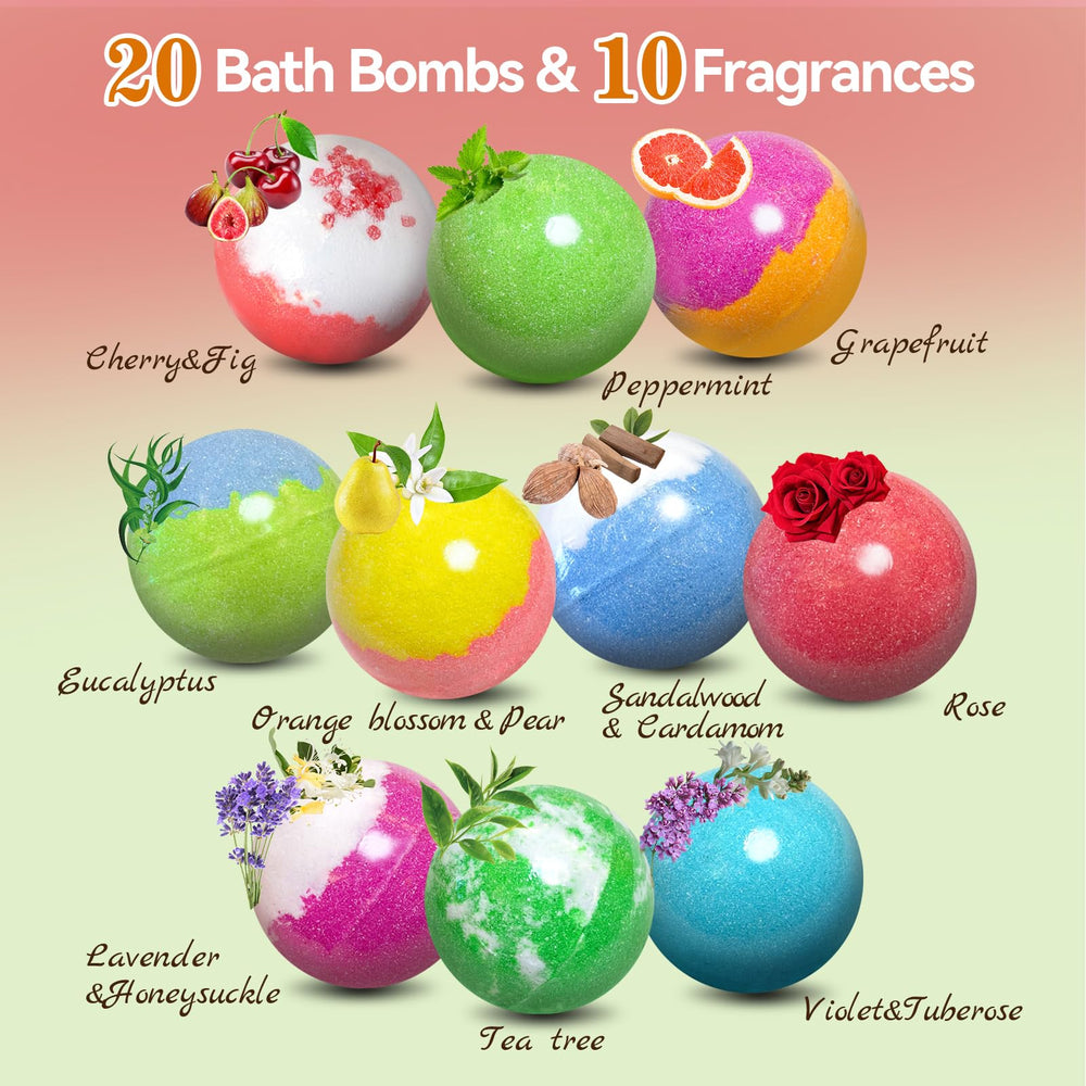 Santrela bath bombs with natural ingredients highlight essential oils and moisturizing benefits during bath.