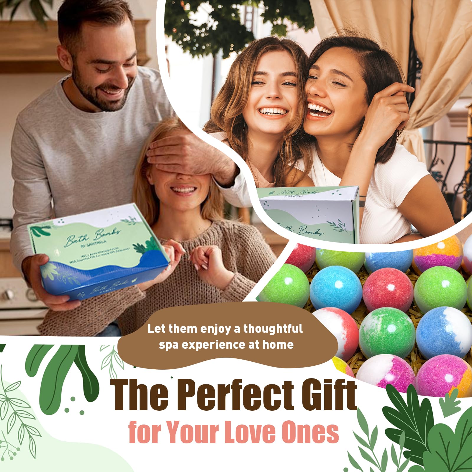 Santrela cruelty-free bath bombs provide a luxurious, guilt-free spa experience for any user.
