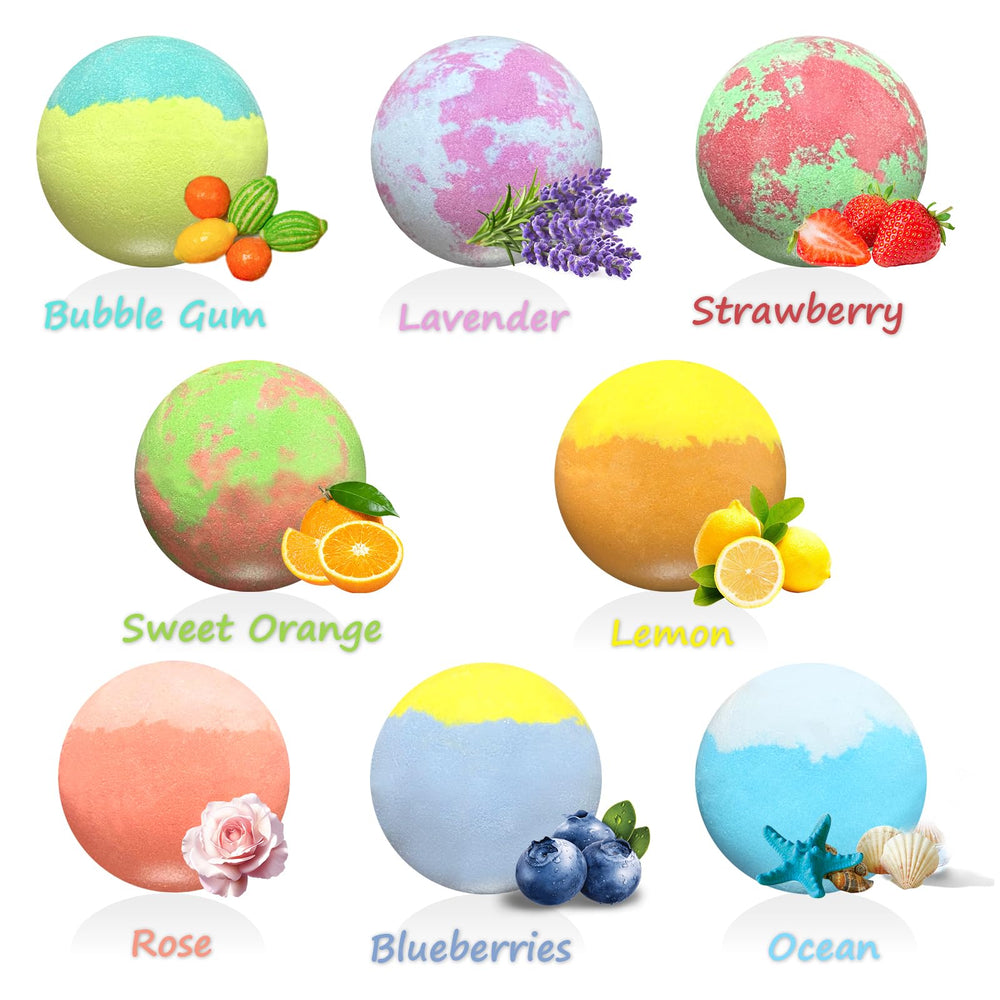 Santrela light-up-bath-bombs-colorful-bubbles create magical lighting during soak